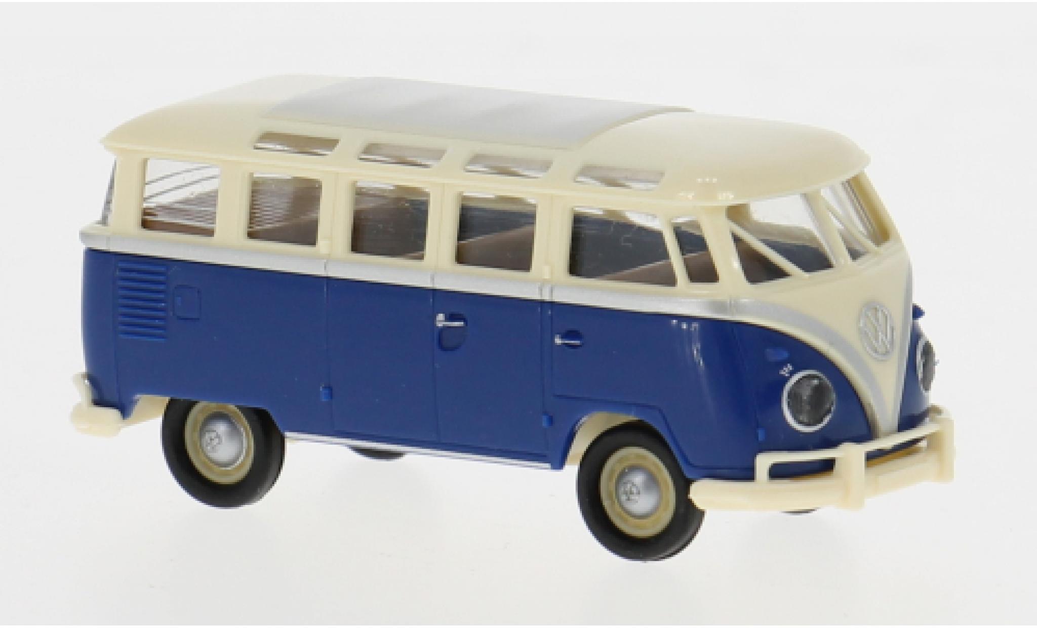 Volkswagen T1 1/87 Brekina b Samba beige/blue 1960 1:87 diecast model cars