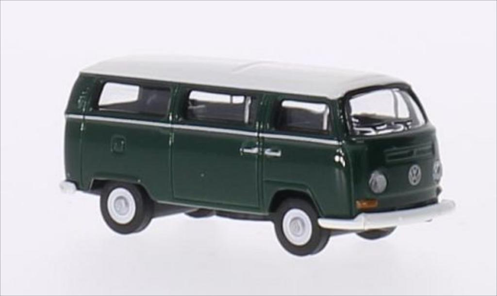 Volkswagen T2 1/87 Schuco Bus grun/white diecast model cars