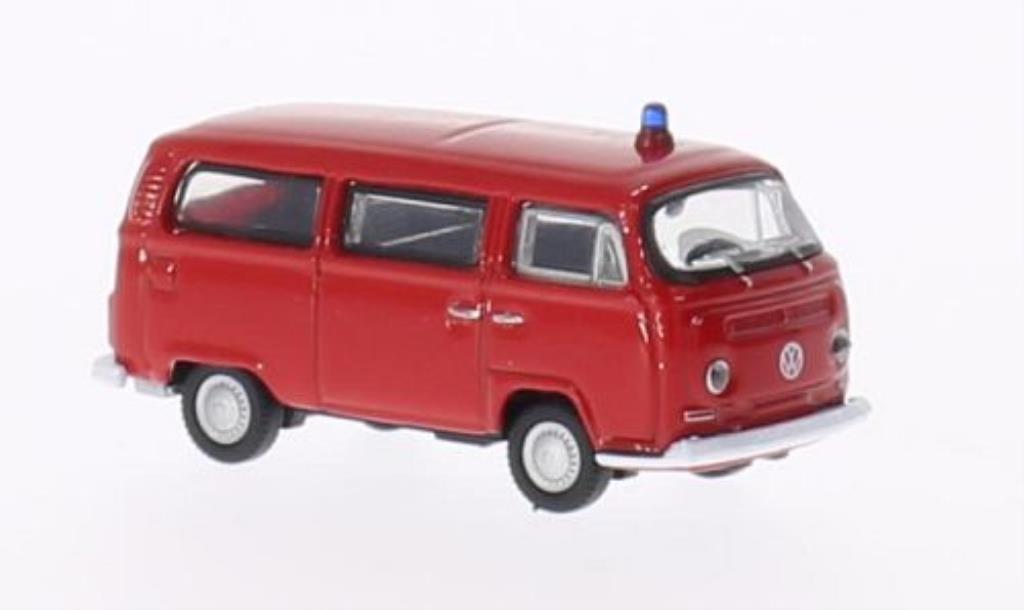 Volkswagen T2 1/87 Welly Bus Fire brigade 1972 diecast model cars