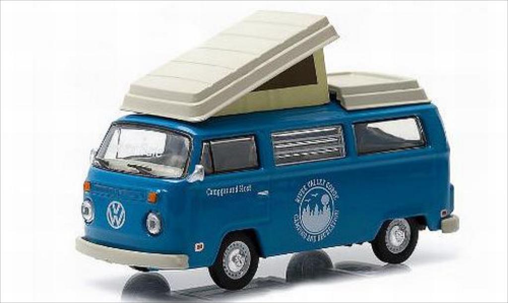 Volkswagen T2 1/64 Greenlight Campmobile River Valley Gorge diecast model cars