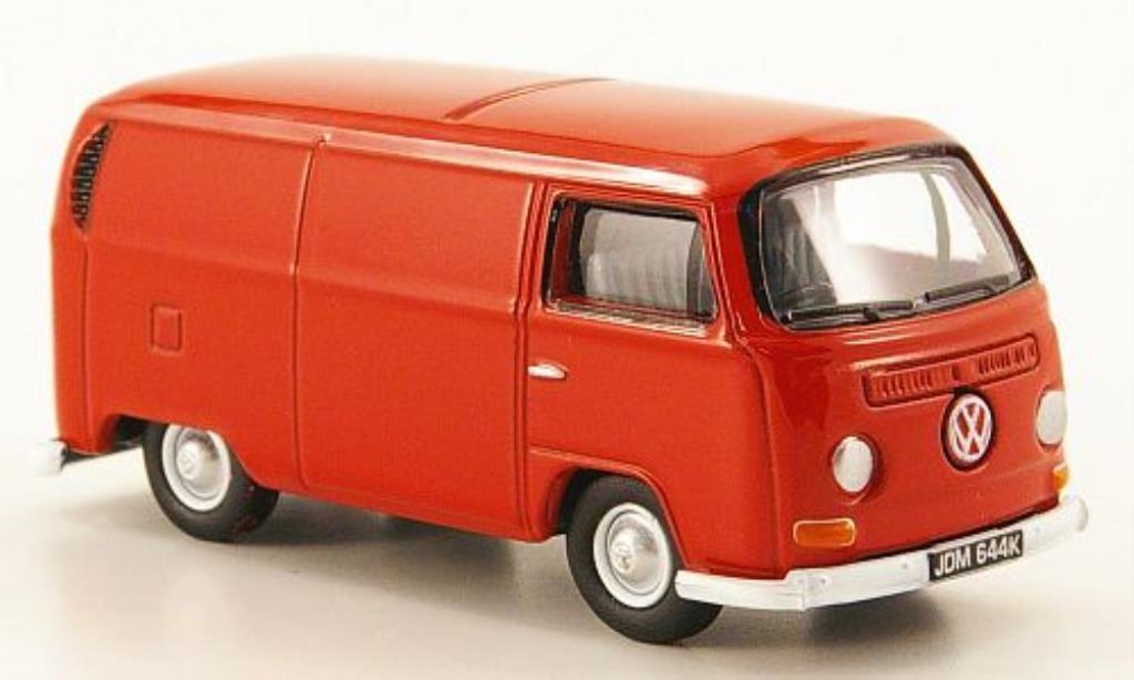 Volkswagen T2 1/76 Oxford Kasten red diecast model cars
