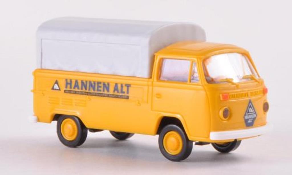 Volkswagen T2 1/87 Brekina Pritsche Hannen Alt mit Plane diecast model cars