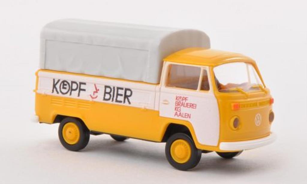 Volkswagen T2 1/87 Brekina Pritsche Kopf Bier diecast model cars