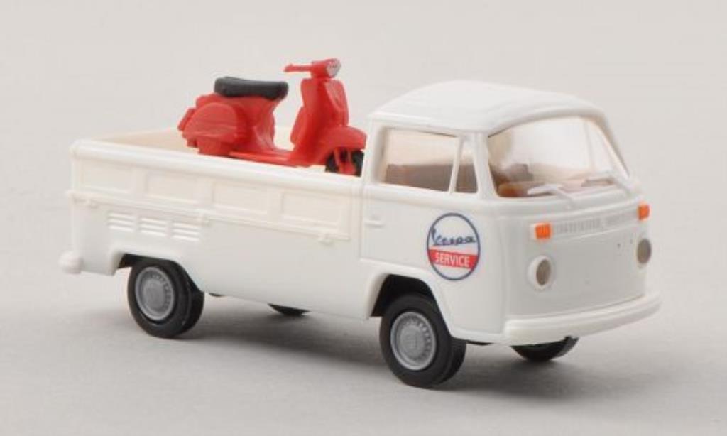 Volkswagen T2 1/87 Brekina Pritsche Vespa Service mit Ladegut diecast model cars
