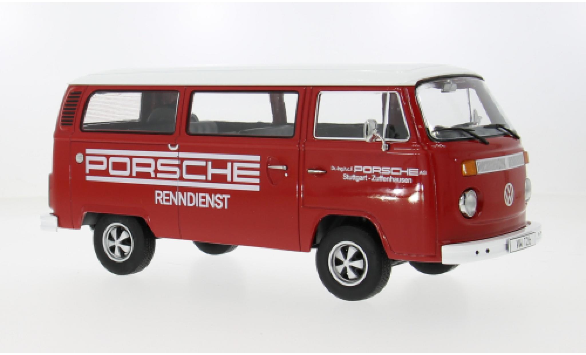 Volkswagen T2 1/18 KK Scale b Bus 1972 Porsche Renndienst 1:18 diecast model cars