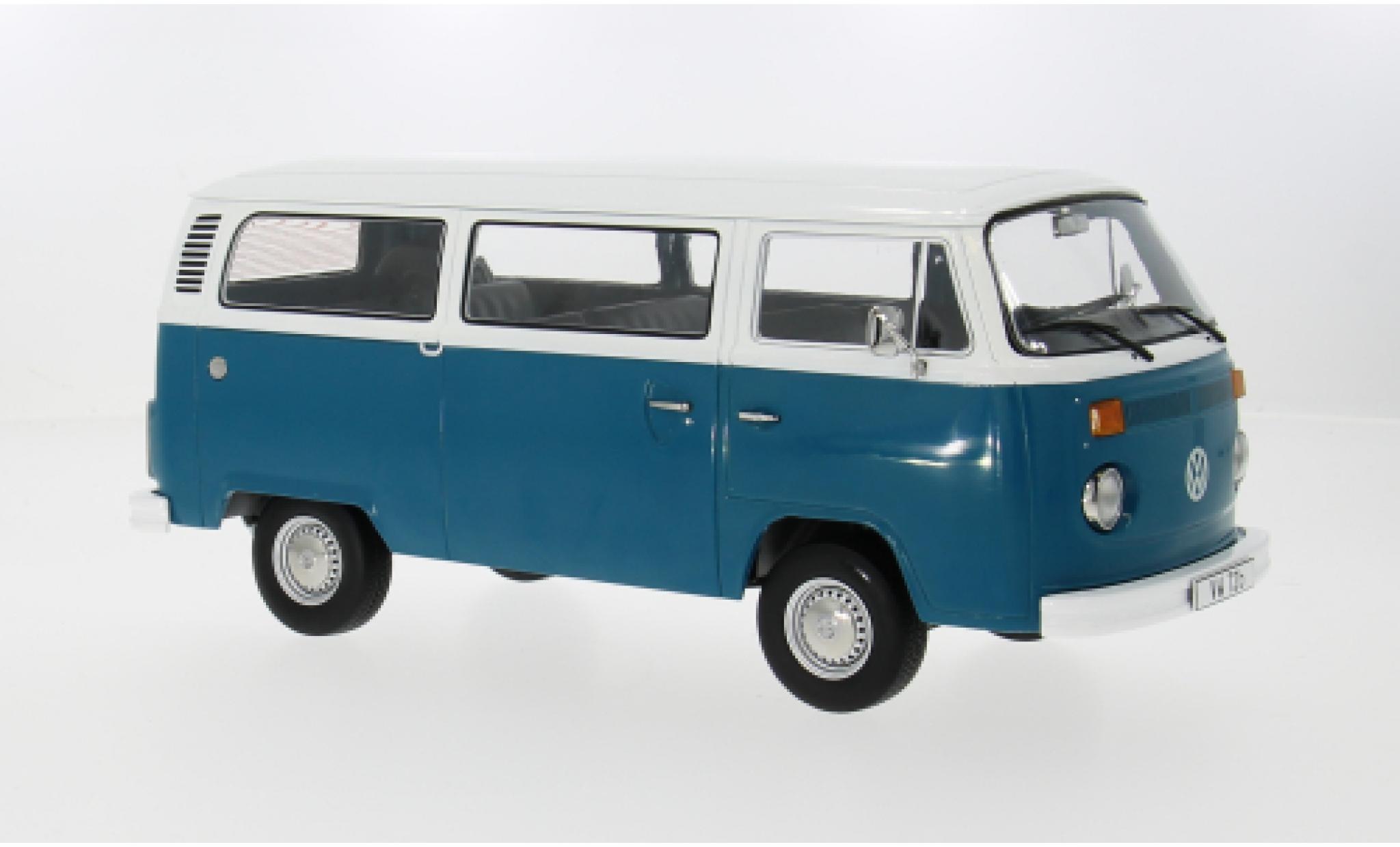Volkswagen T2 1/18 KK Scale b Bus blue/white 1972 1:18 diecast model cars