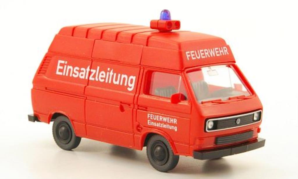 Volkswagen T3 1/87 Wiking Hochdachkasten Fire brigade Einsatzleitung diecast model cars