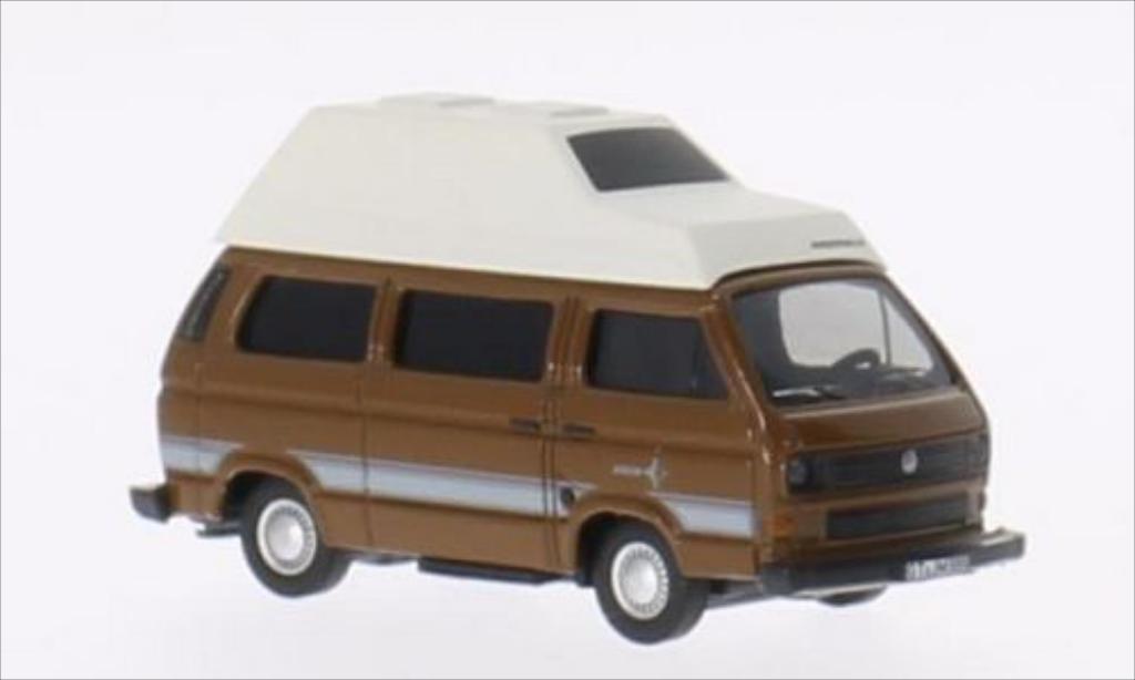 Volkswagen T3 1/87 Schuco Westfalia Joker brown/white diecast model cars