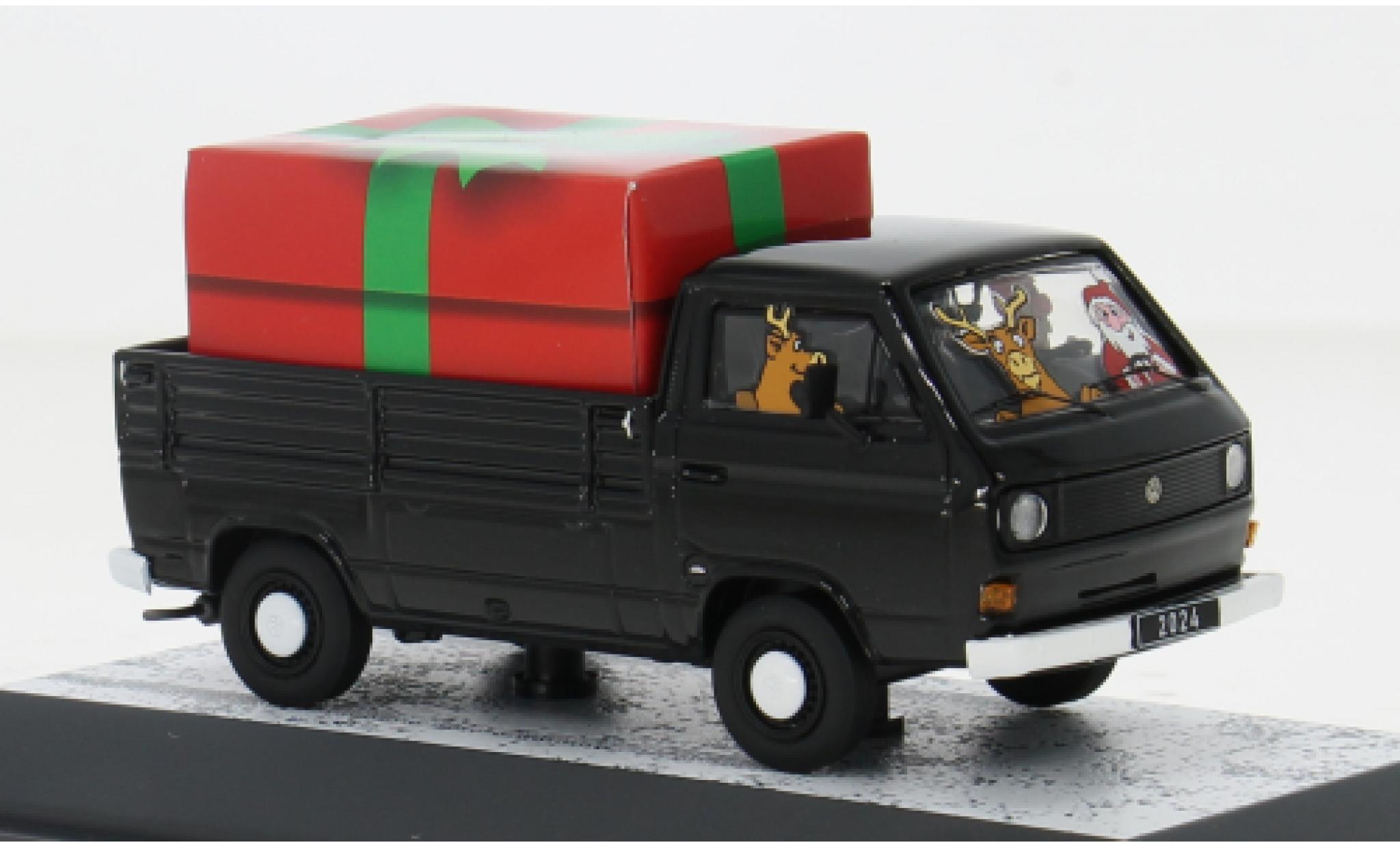 Volkswagen T3 1/43 Schuco a black 1:43 diecast model cars