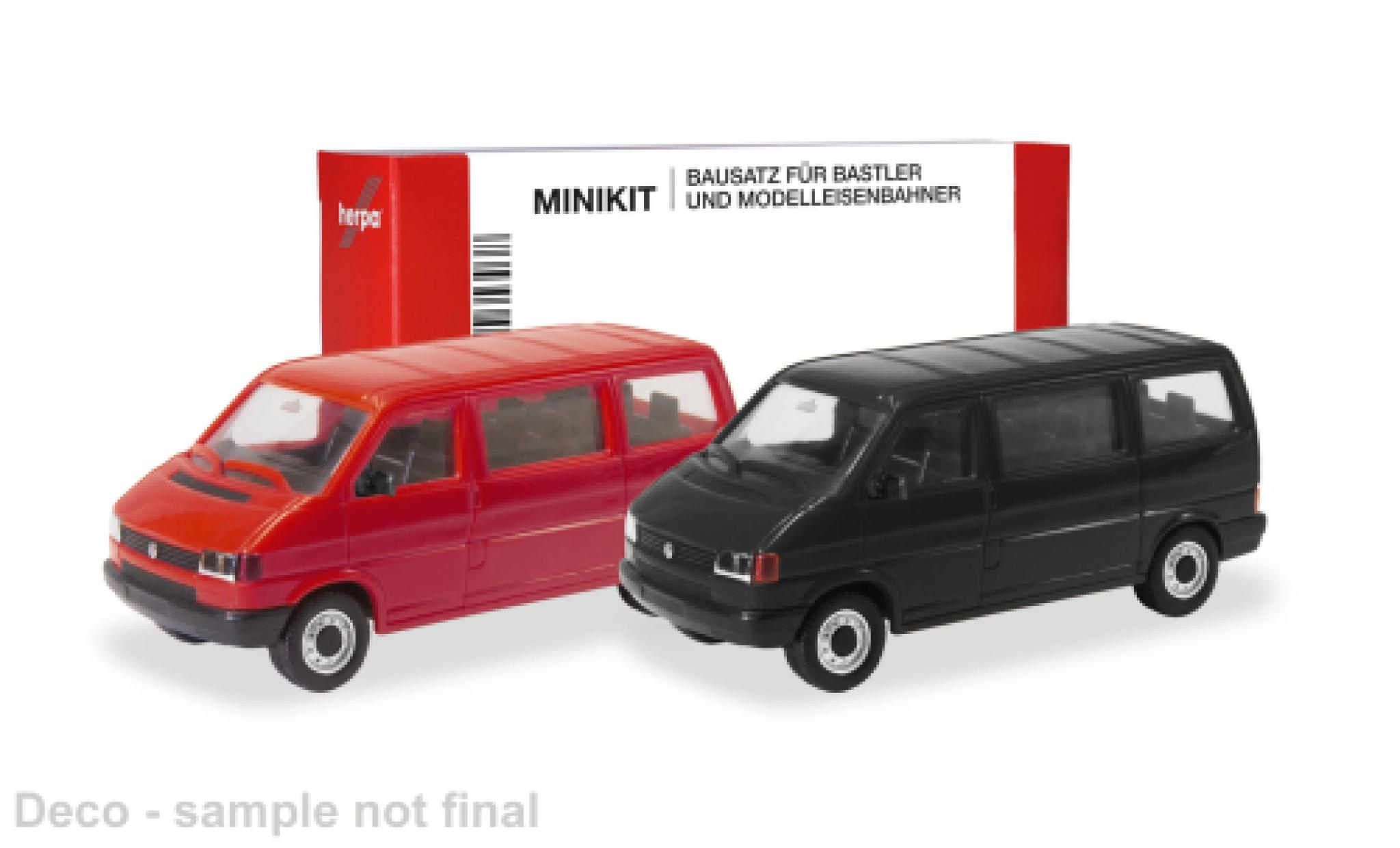 Volkswagen T4 1/87 Herpa MiniKit red/black 1:87 diecast model cars