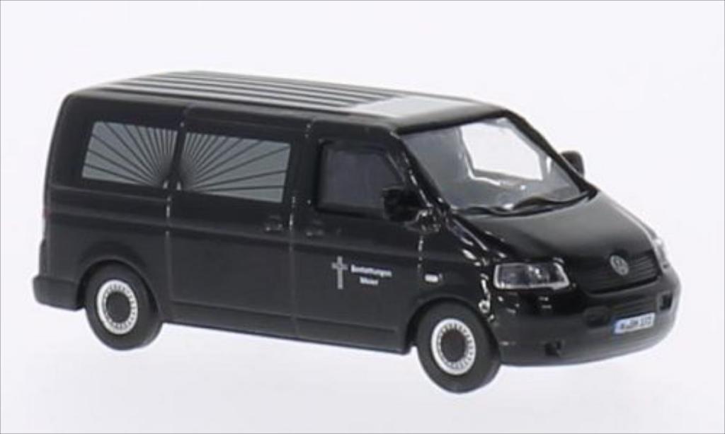 Volkswagen T5 1/87 Schuco Bestattungswagen Meier black diecast model cars