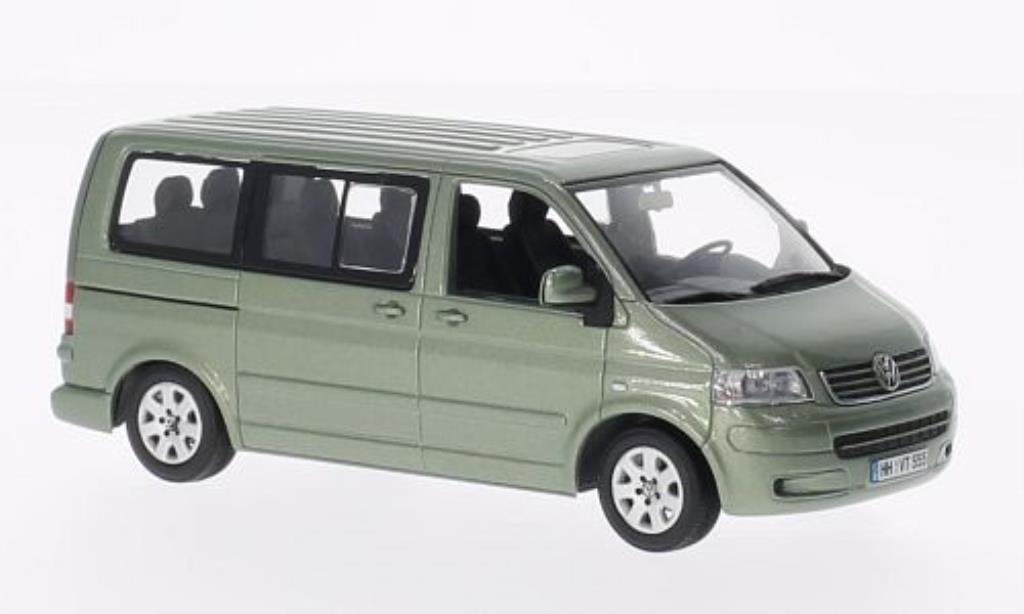 Volkswagen T5 1/43 Minichamps Multivan greygrun 2003 diecast model cars