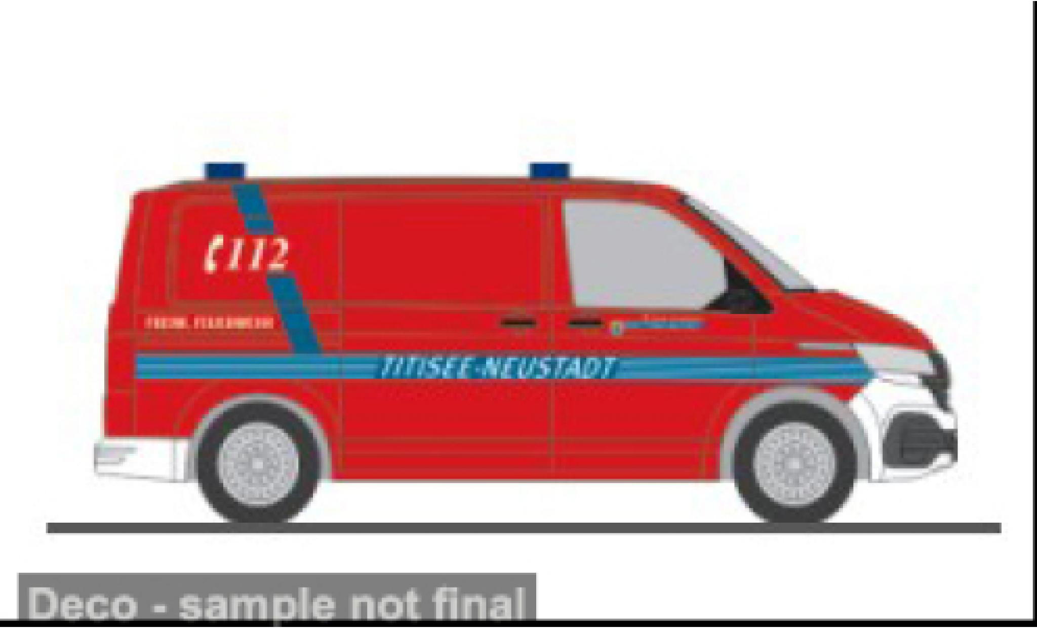 Volkswagen T6 1/87 Rietze .1 FW Titisee-Neustadt 1:87 diecast model cars