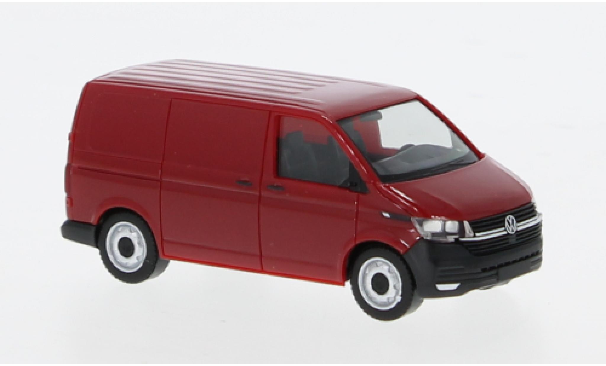 Volkswagen T6 1/87 Herpa .1 Kasten red 1:87 diecast model cars