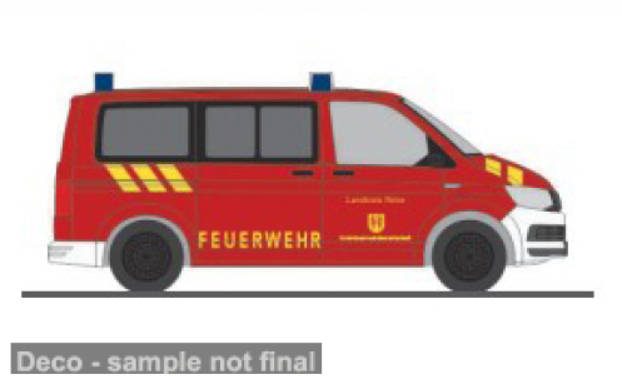 Volkswagen T6 1/87 Rietze FW Landkreis Peine 1:87 diecast model cars