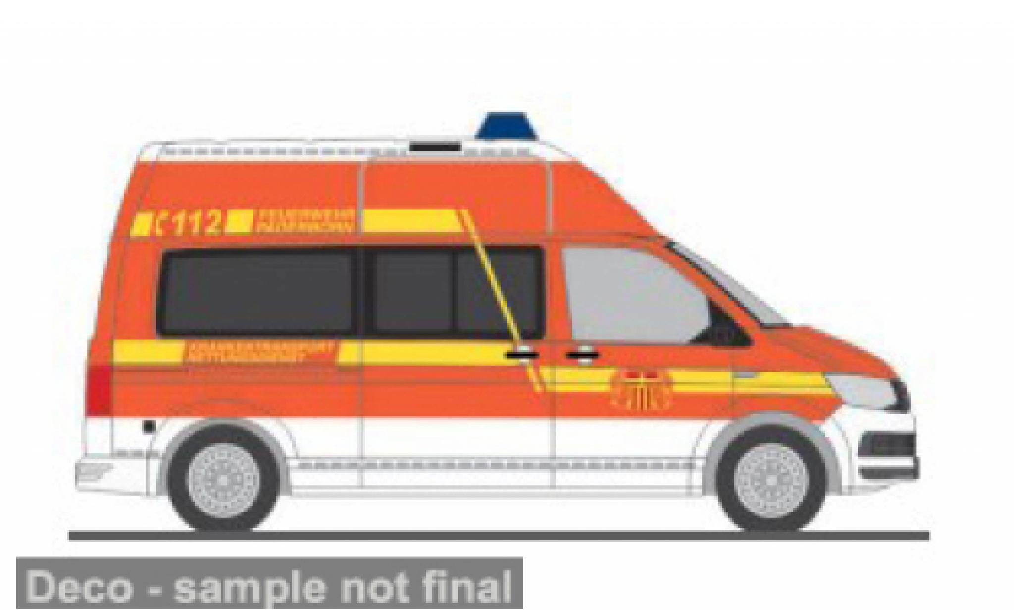 Volkswagen T6 1/87 Rietze FW Paderborn 1:87 diecast model cars