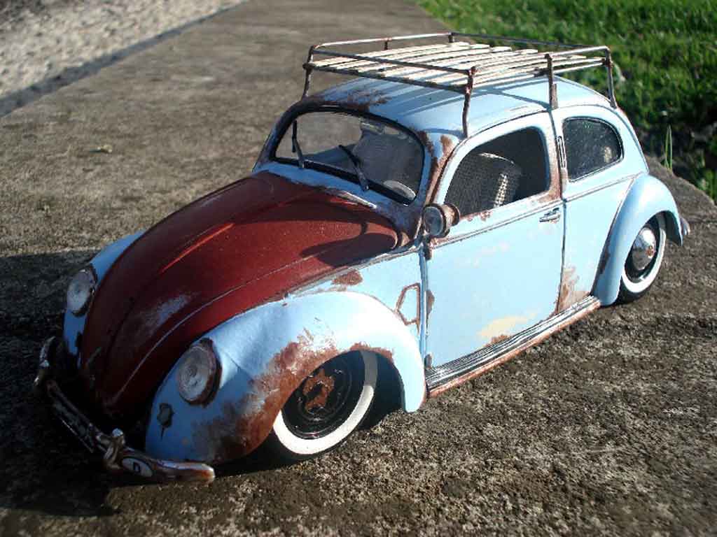 Volkswagen Kafer 1/18 Maisto coccinelle 51 split standard hoodride diecast model cars