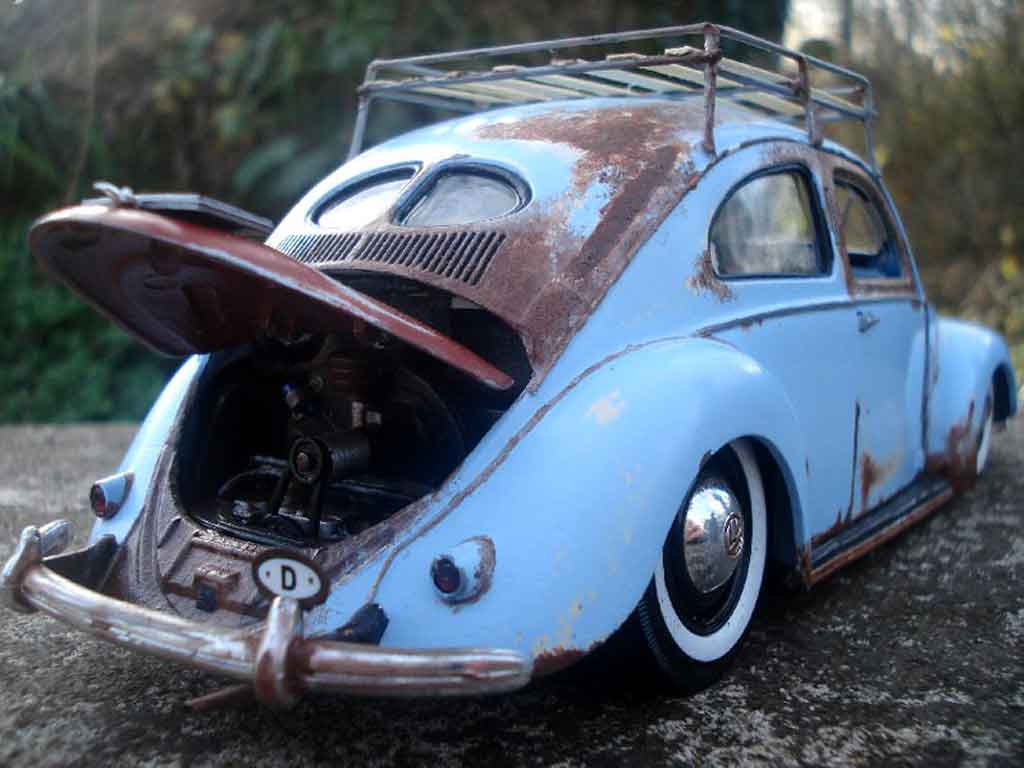 Volkswagen Kafer Base coccinelle 51 split standard hoodride 1/18 Maisto