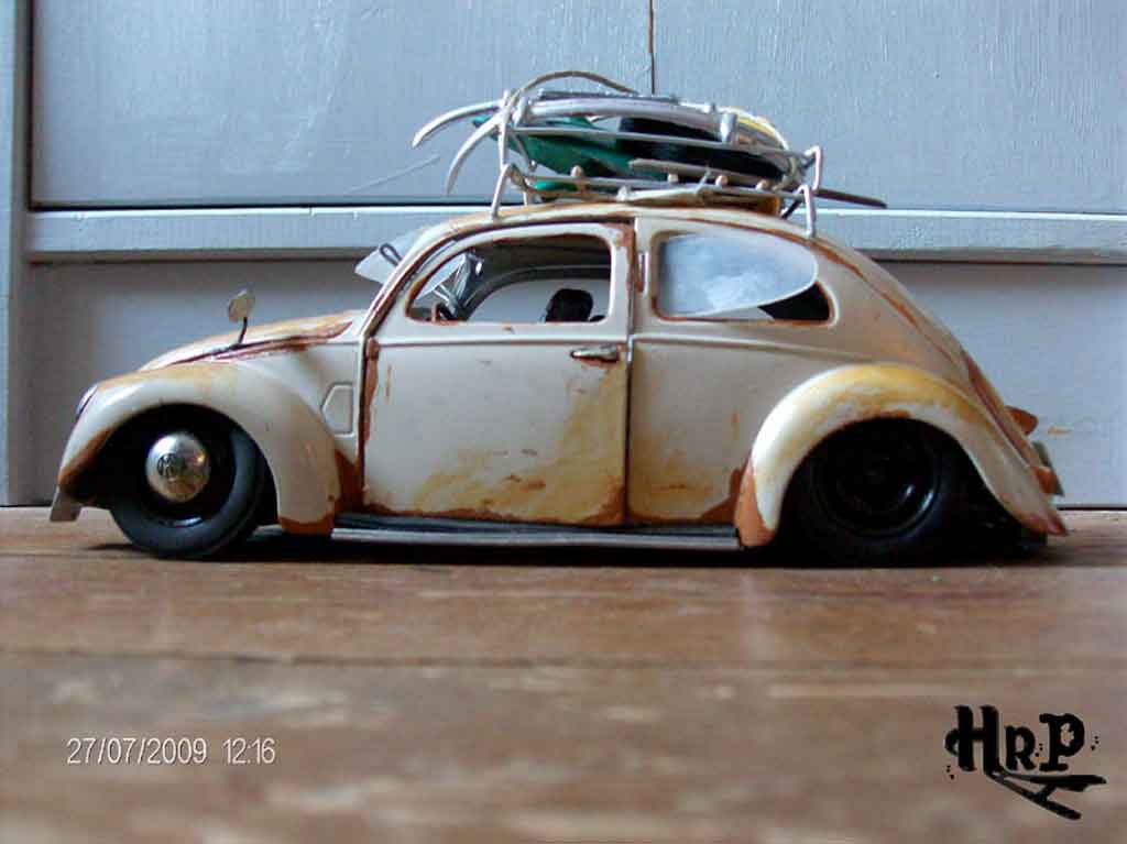 Volkswagen Kafer 1/18 Maisto coccinelle split hoodride diecast model cars