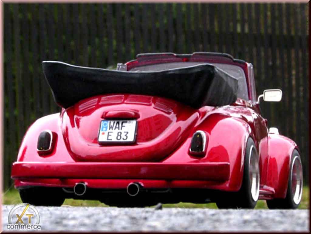 Volkswagen Kafer 1/18 Solido Coccinelle Cabriolet kit ailes larges et jantes bbs nid dabeilles diecast model cars