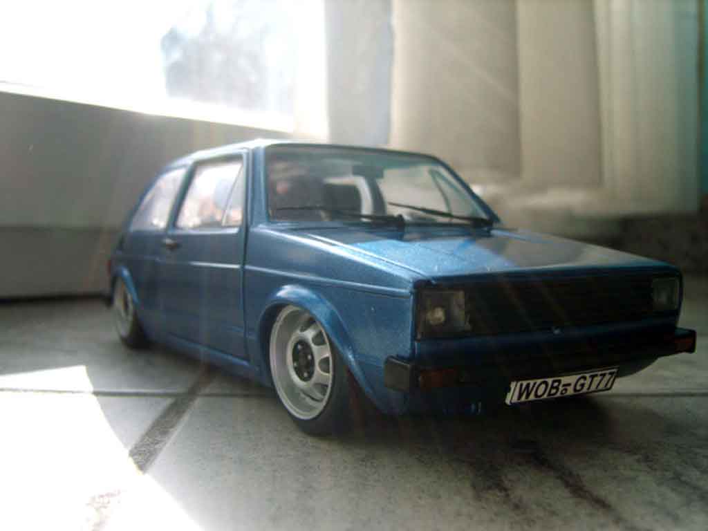 Volkswagen Golf 1 GTI 1/18 Solido 1 GTI calandre phare us et jantes ats diecast model cars
