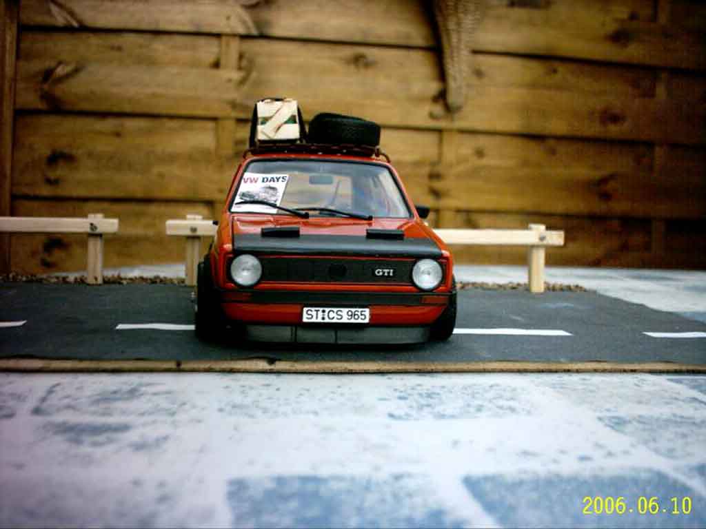 Volkswagen Golf 1 GTI 1/18 Solido 1 GTI german old school diecast model cars