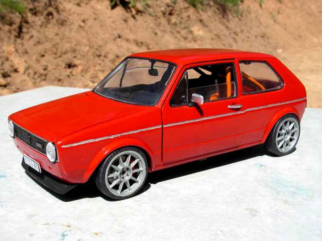 Volkswagen Golf 1 GTI 1/18 Solido 1 GTI preparation piste rallye diecast model cars