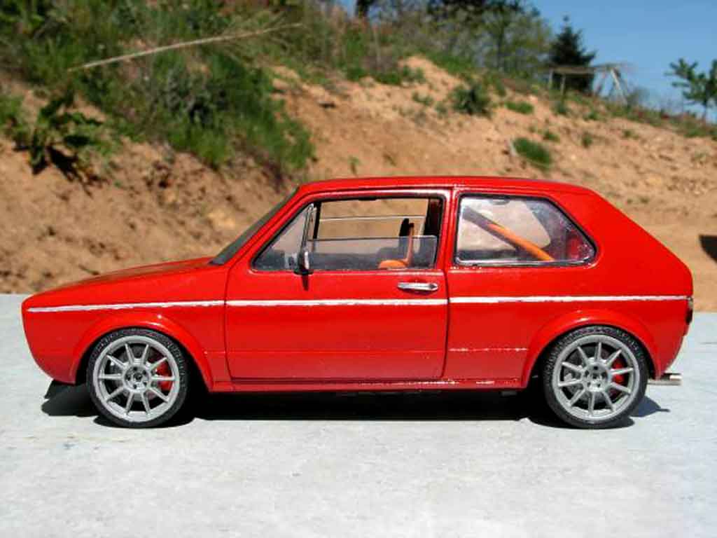 Volkswagen Golf GTI preparation piste rallye 1/18 Solido