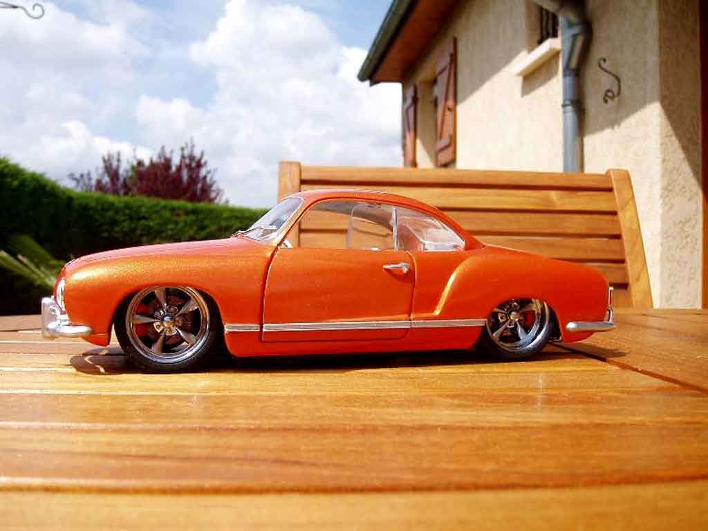 Volkswagen Karmann 1/18 Solido orange pulp diecast model cars