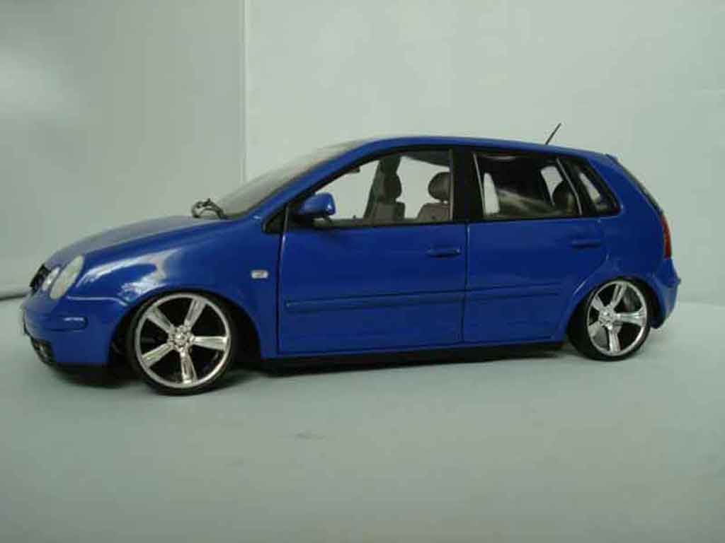 Volkswagen Polo Base 9n blue jantes 14 pouces 1/18 Anson