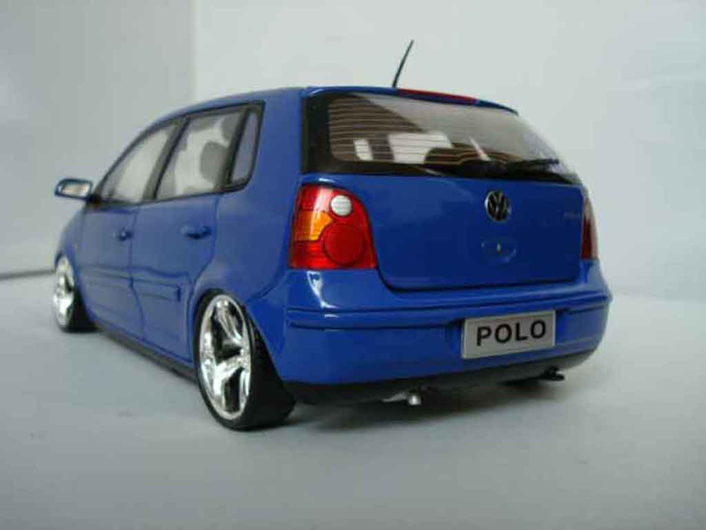 Volkswagen Polo Base 9n blue jantes 14 pouces 1/18 Anson