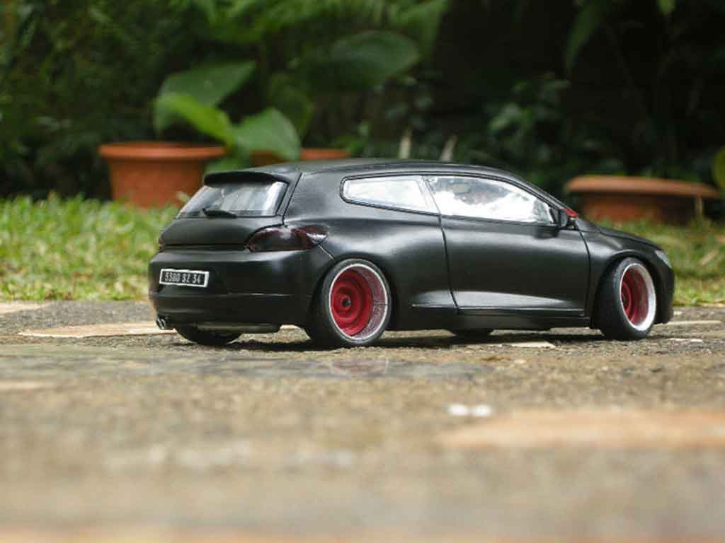 Volkswagen Scirocco R 3 black german look 1/18 Norev