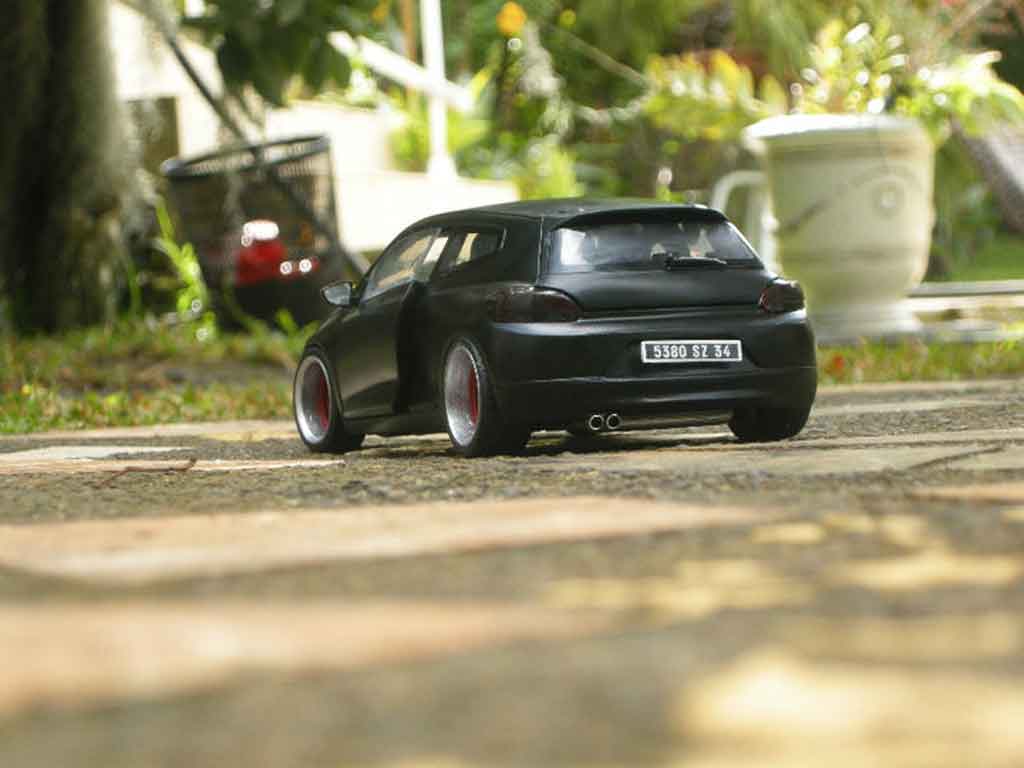 Volkswagen Scirocco R 3 black german look 1/18 Norev