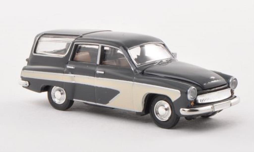 Wartburg 311 1/87 Brekina Camping grey/beige diecast model cars