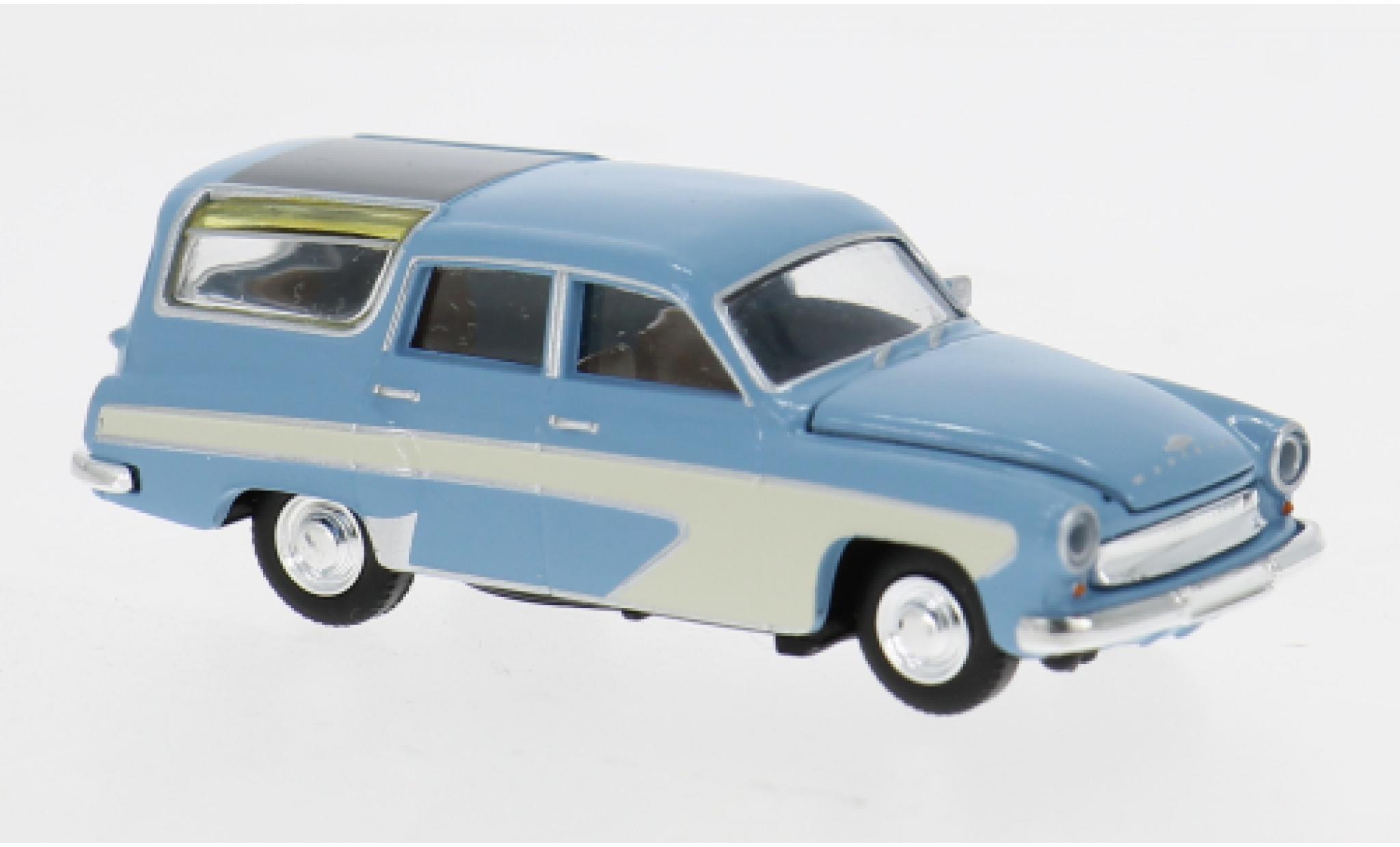 Wartburg 311 1/87 Brekina Camping blue/white 1959 1:87 diecast model cars
