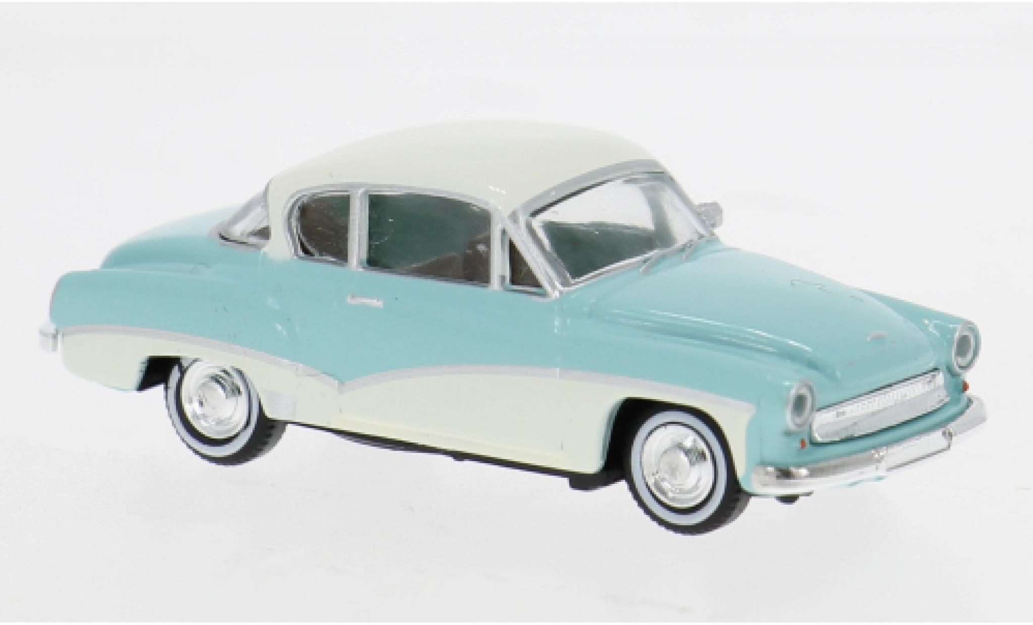 Wartburg 311 1/87 Brekina Coupe blue/white 1959 1:87 diecast model cars