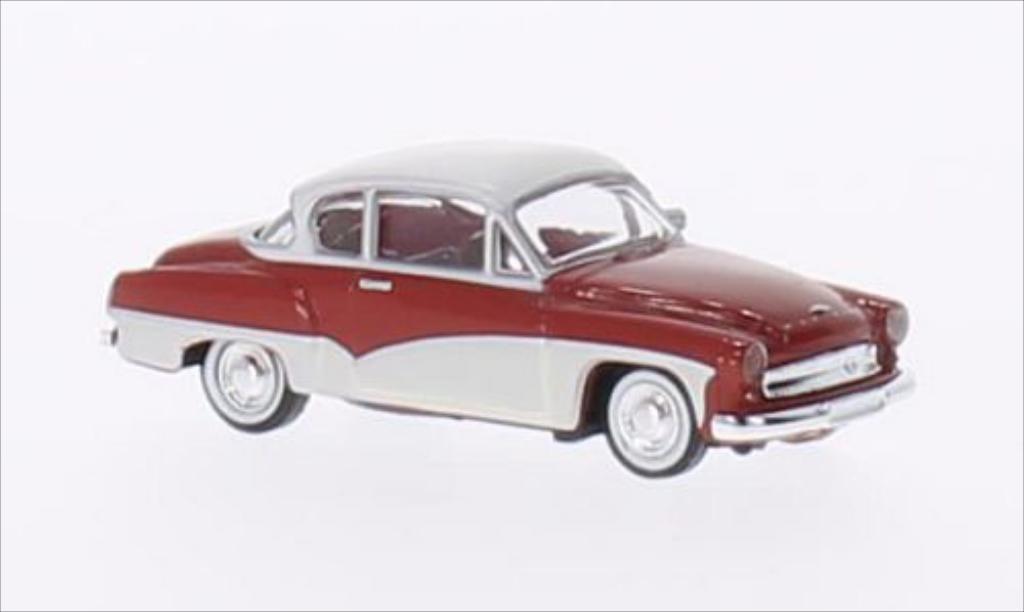 Wartburg 311 1/87 Brekina Coupe red/white diecast model cars