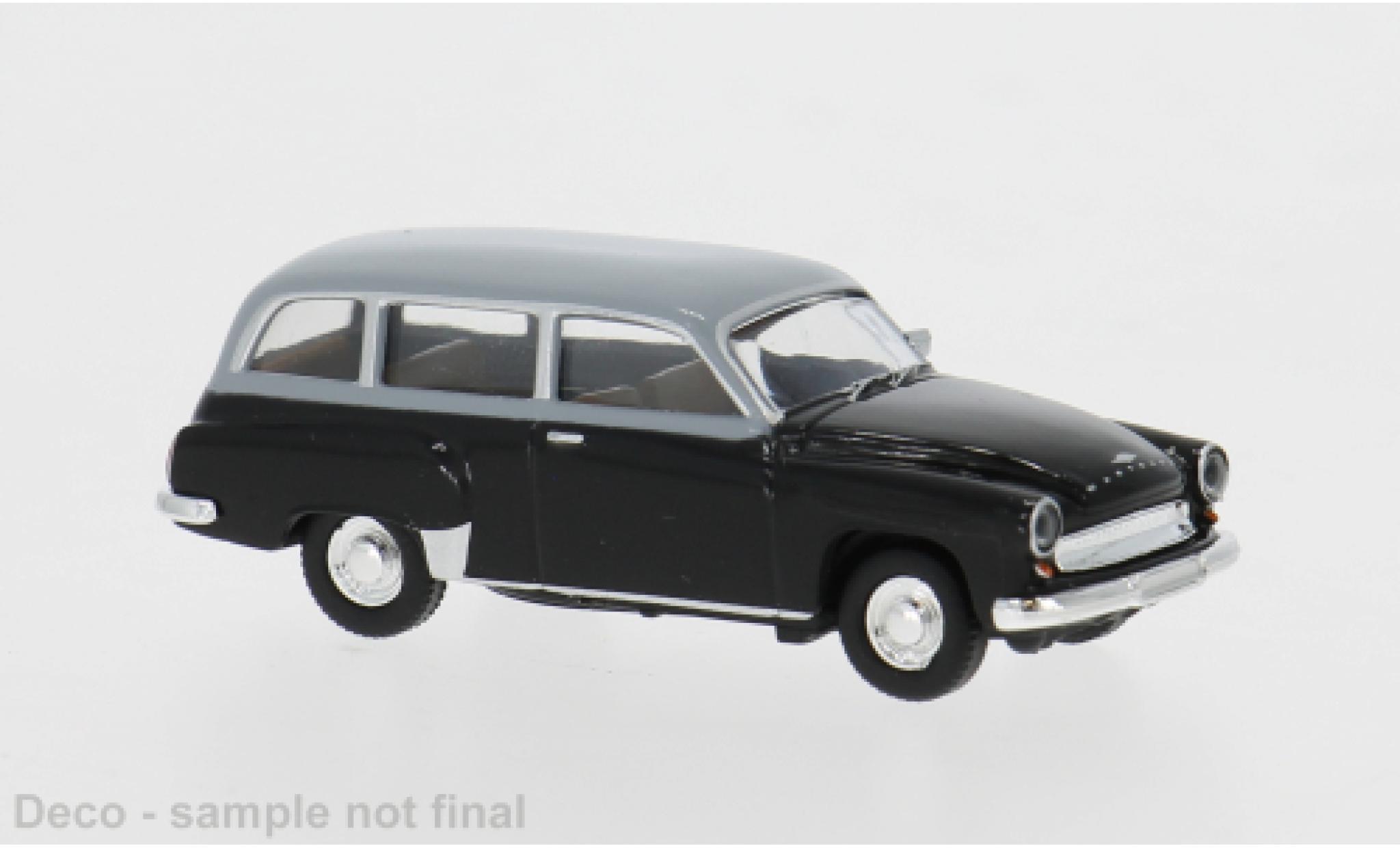 Wartburg 311 1/87 Brekina Estate black/grey 1959 1:87 diecast model cars