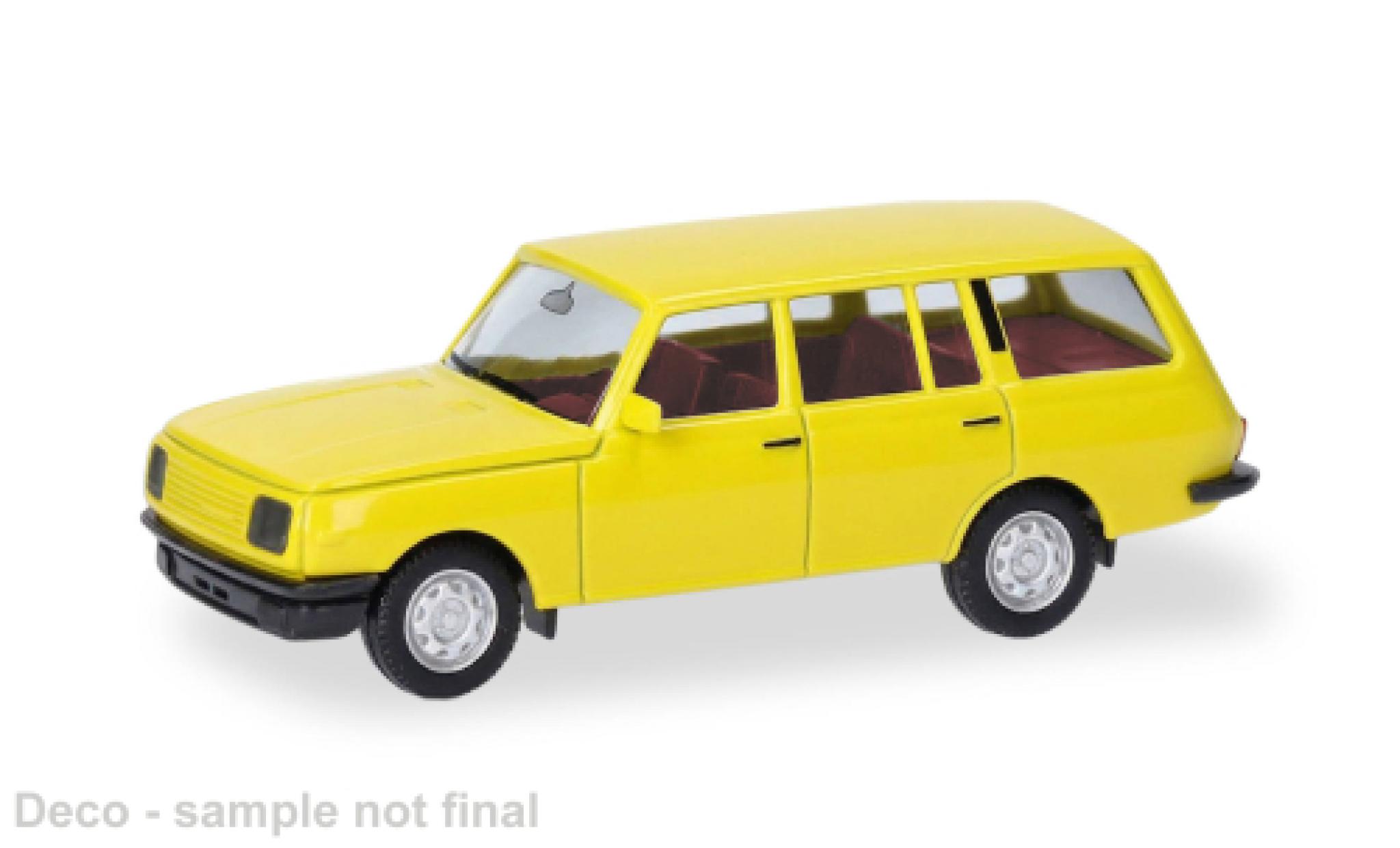 Wartburg 353 1/87 Herpa Tourist yellow 1985 1:87 diecast model cars