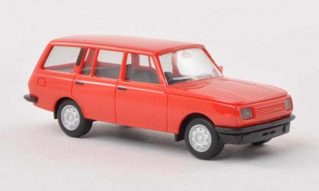Wartburg 353 1/87 Herpa Tourist red 1985 diecast model cars