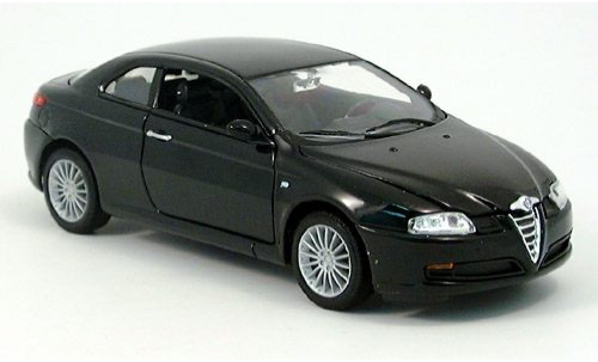Alfa Romeo GT 1/24 Welly Coupe black 2003 1:24 diecast model cars