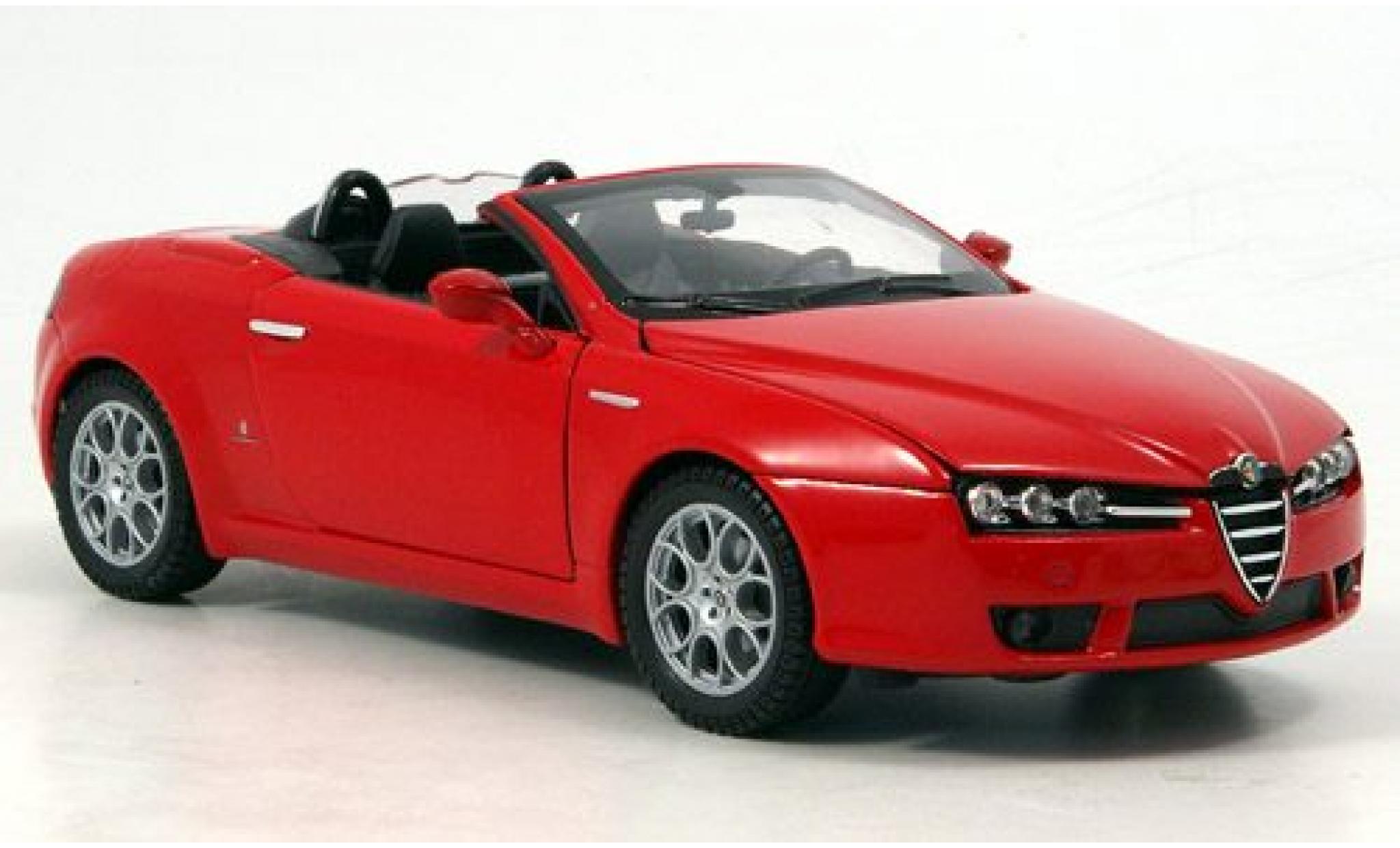 Alfa Romeo Spider 1/24 Welly red 1:24 diecast model cars