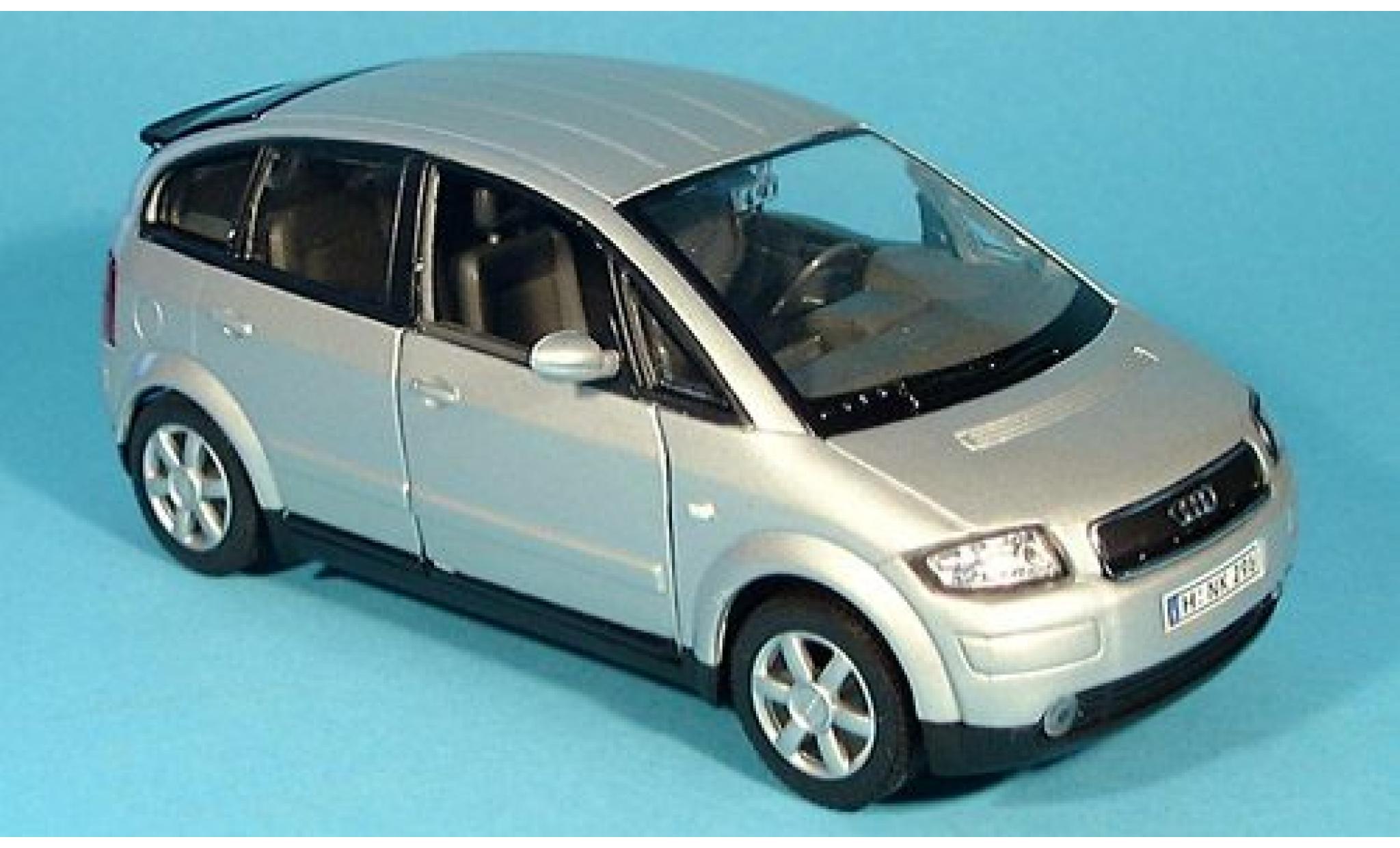 Audi A2 1/24 Welly silver 1:24 diecast model cars