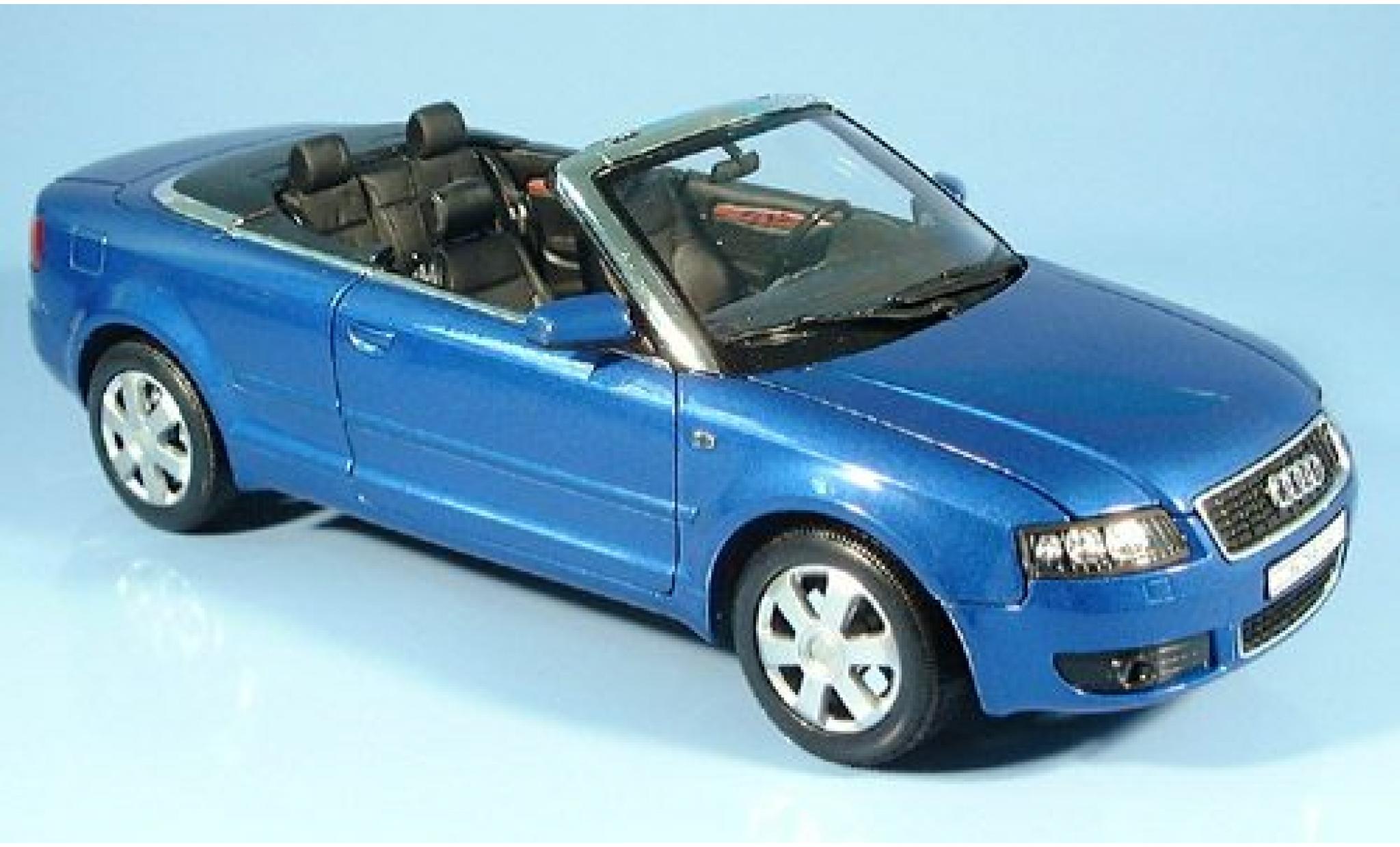 Audi A4 1/18 Welly met. blue 2002 1:18 diecast model cars