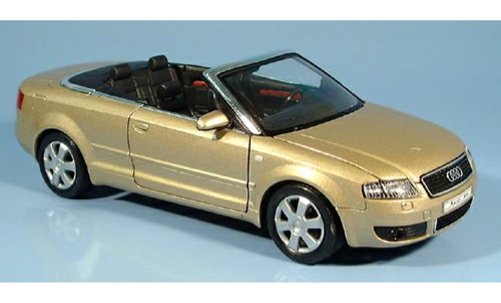 Audi A4 1/24 Welly met. gold 2003 1:24 diecast model cars