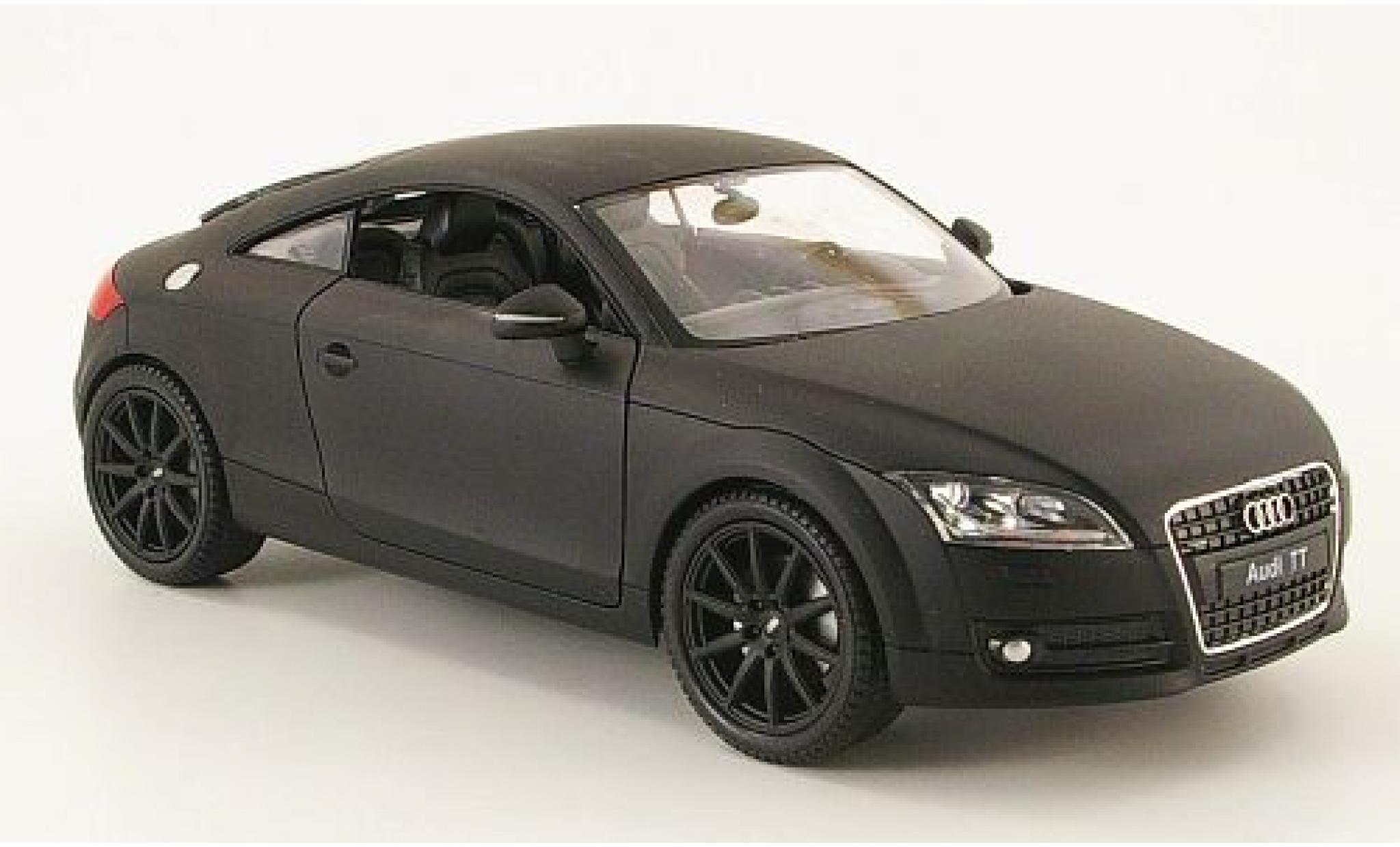 Audi TT 1/24 Welly Coupe mattblack 1:24 diecast model cars