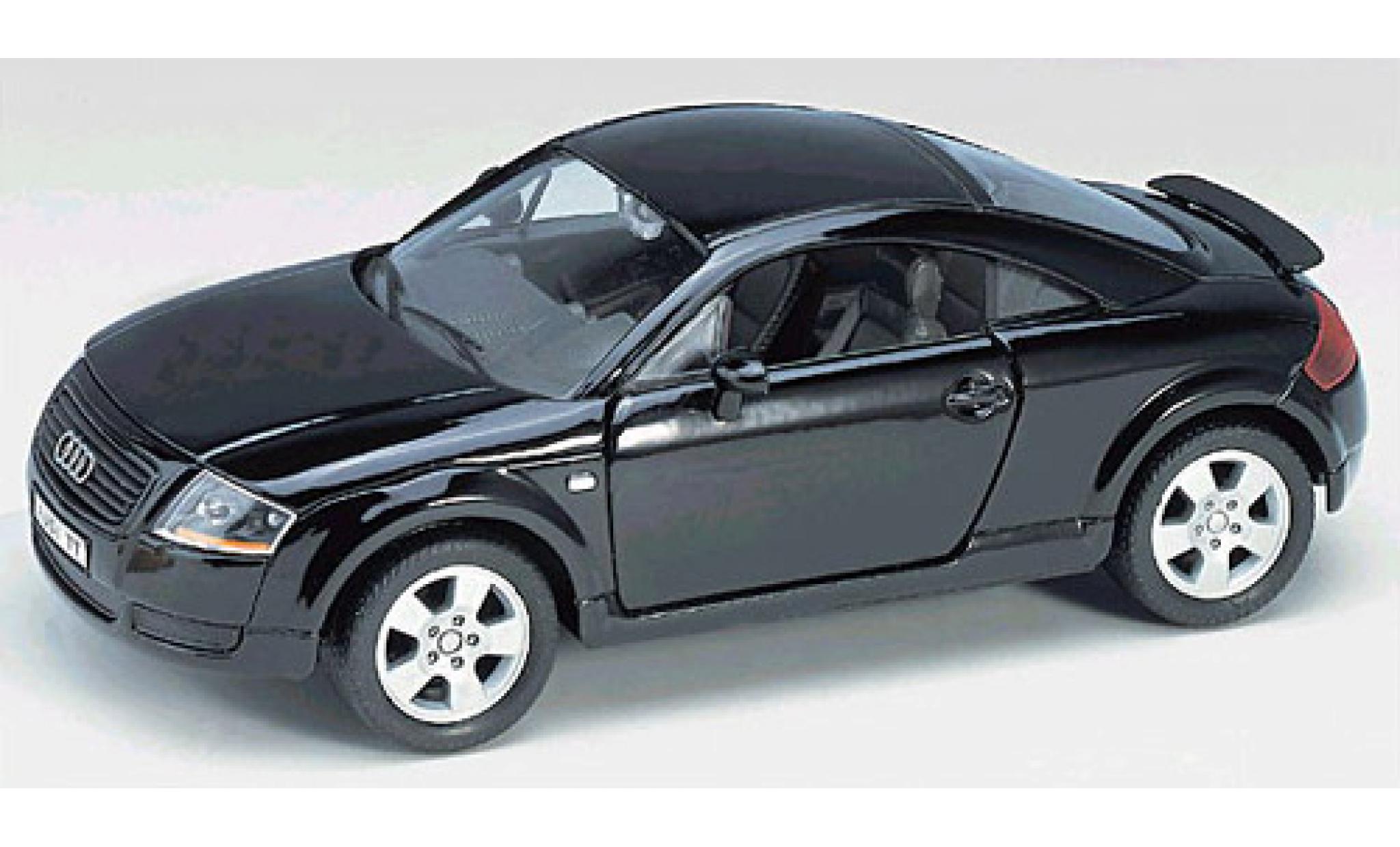 Audi TT 1/24 Welly black 1:24 diecast model cars