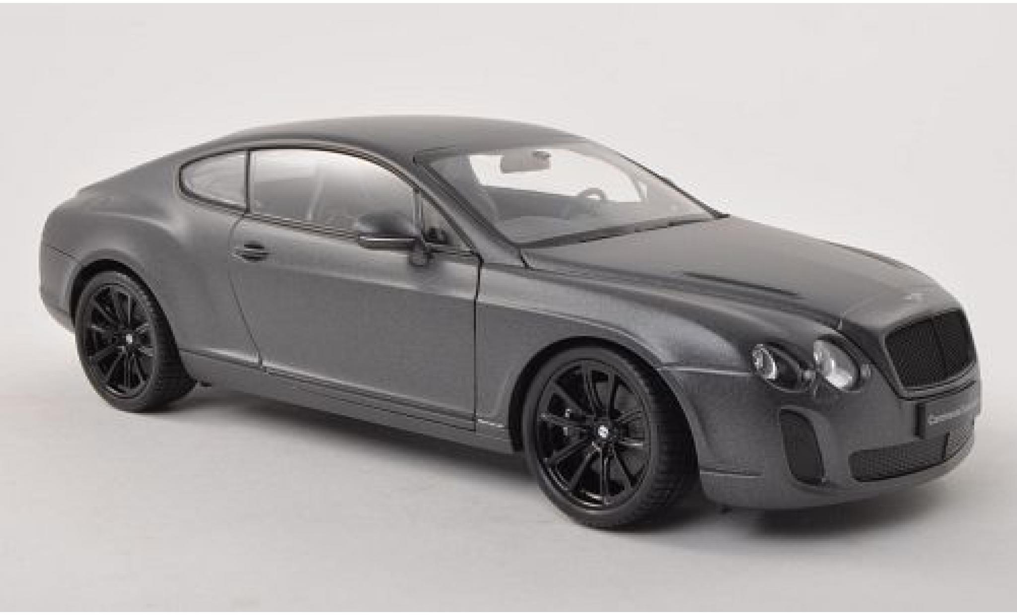 Bentley Continental 1/18 Welly Supersports matt-anthrazit diecast model cars