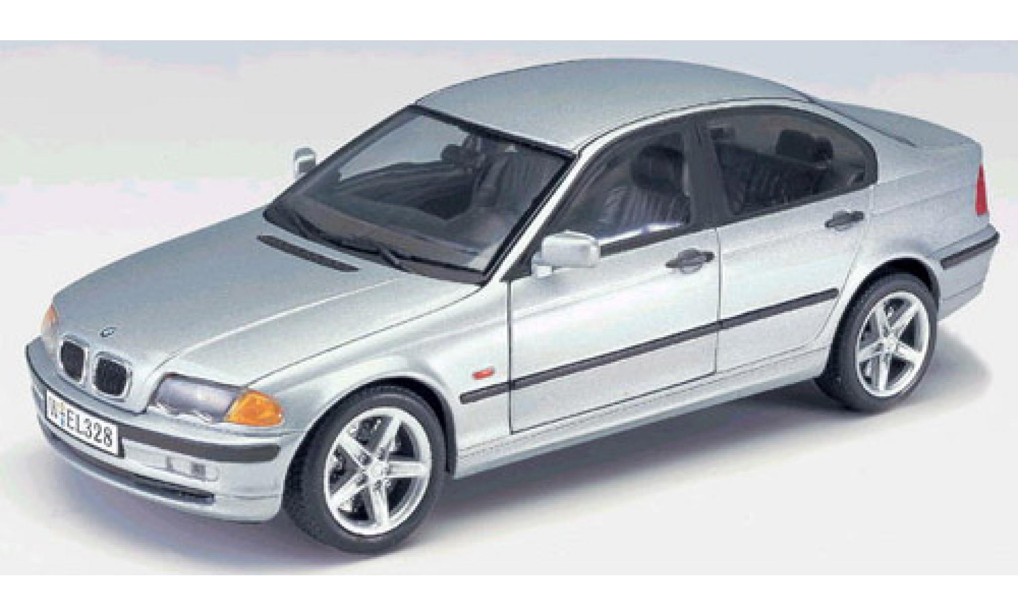 Bmw 328 1/18 Welly i silver 1998 1:18 diecast model cars