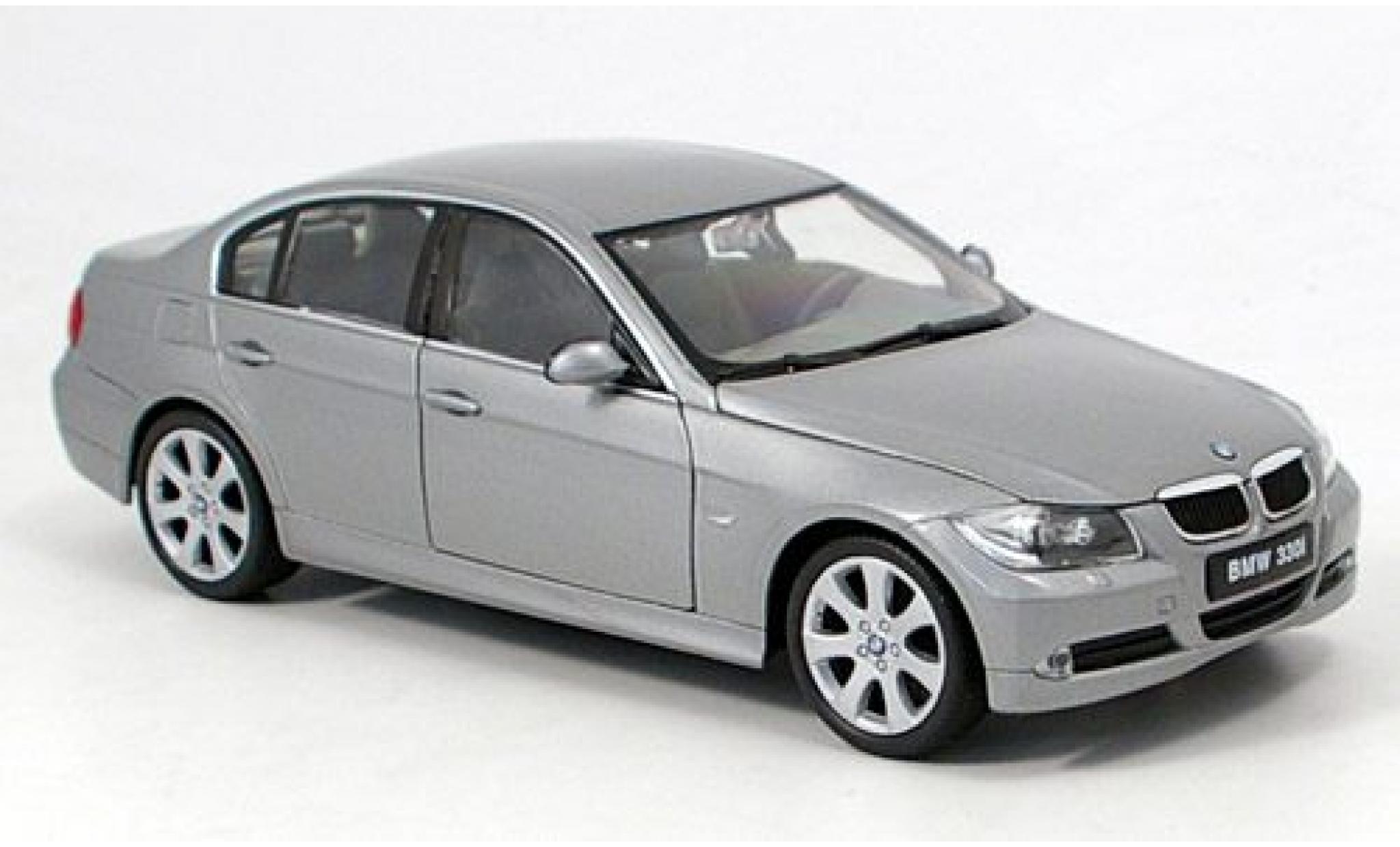 Bmw 330 1/24 Welly i metallic grey ohne Vitrine diecast model cars